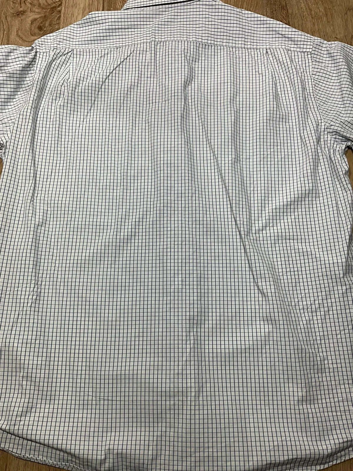 Chemise Tommy Hilfiger Regular Fit XL Chic 100% Coton Carreaux Blanc Bleu Marine – photo 10